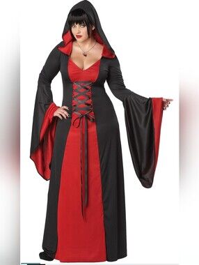 California Costumes Plus-Size Deluxe Hooded Robe Costume Size 3X-Large
